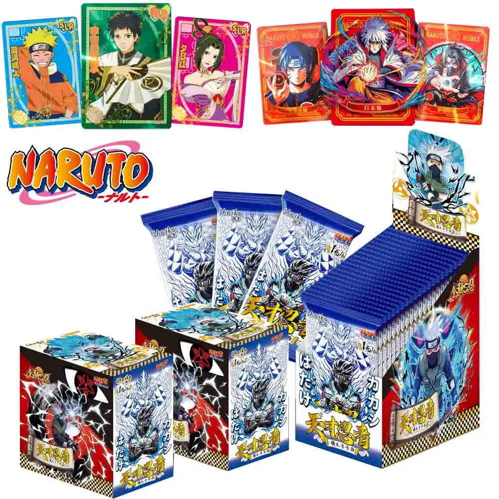 Naruto Card Hot Stamping Thick Card Sasuke Sakura Kakashi Rare Popular Anime Character Cards Collectible Toy Gifts