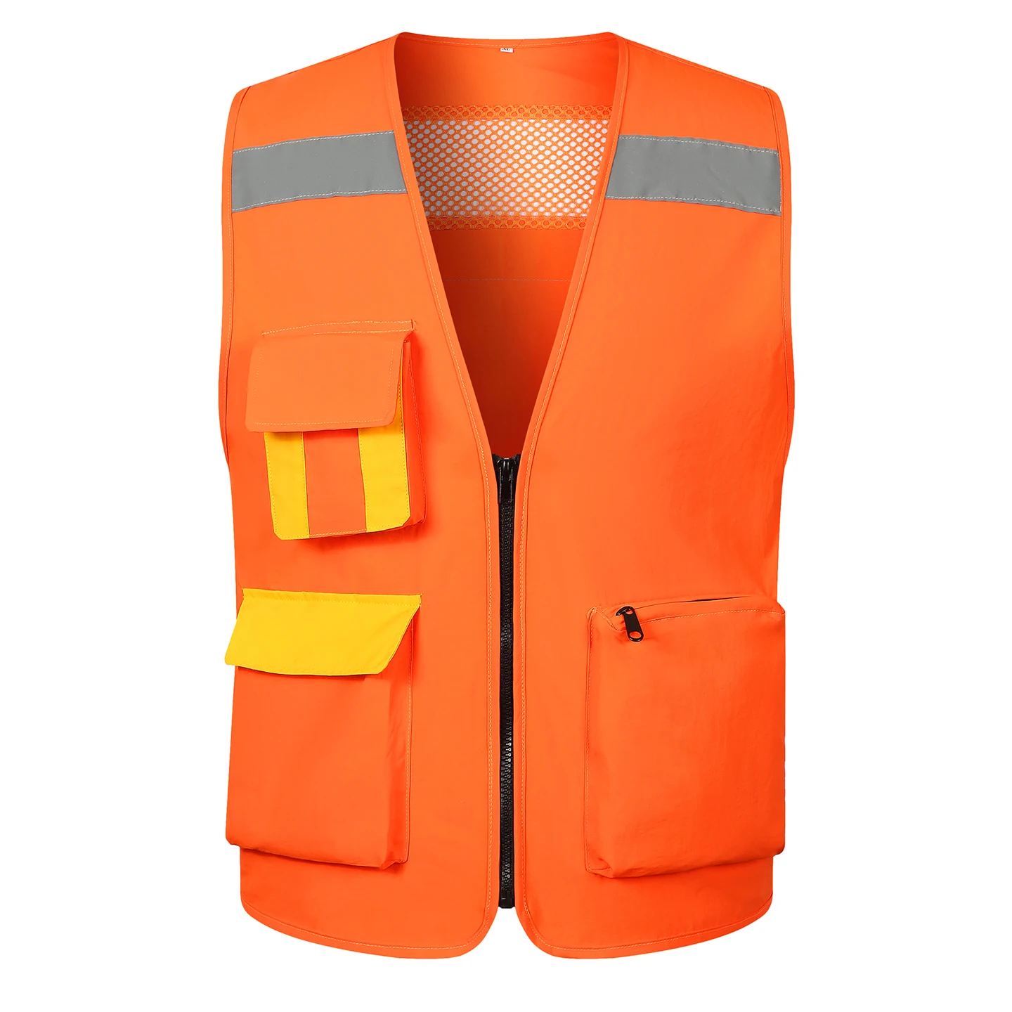 

Reflective Vest, Outdoor, Rock Climbing, Camping, Fishing, Mountain Climbing, Travel, Photography, Multi-pocket Mesh Fabric Vest