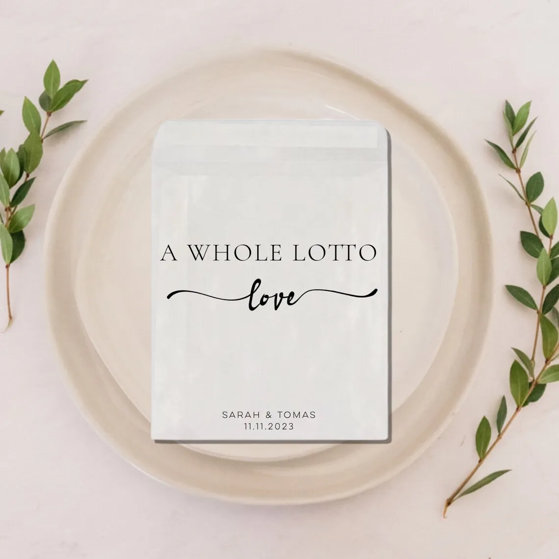 Any Design Personalised Wedding Scratch Card Favour Packs | For Richer For Poorer | Tied the Knot | We Hope You Get Lucky | whol