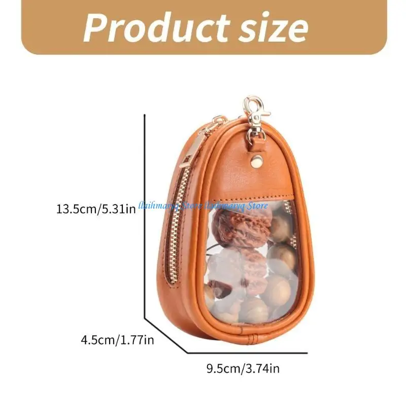 سوار معصم محمول 573B مع محفظة للعملات المعدنية بسحاب ومنظمات حامل المفاتيح لتنظيم عناصر الاستخدام اليومي #6