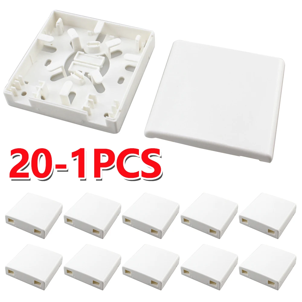 

Junction Box Wall Mount Cassette External Mounting Box Suitable For Switch And Socket FTTH Terminal Boxes