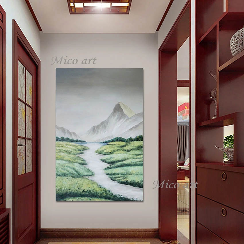 

Beautiful Scenery 3d Picture Home Goods Wall Art Canvas Painting Abstract Frameless Mountain Landscape Decoration Artwork