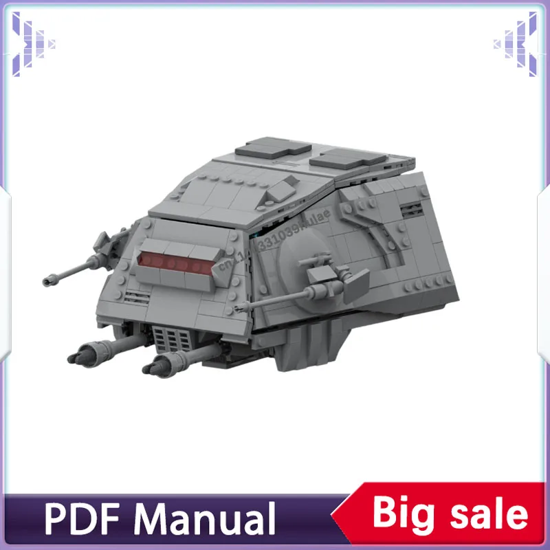 Building blocks set AT new head space war adults bricks military war spaceship model Christmas gift