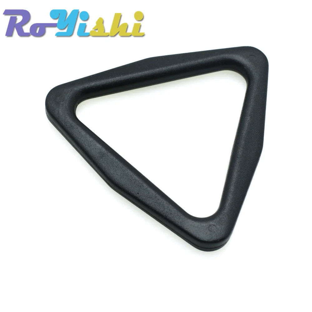 20mm 25mm 30mm 38mm 45mm nastri e fettucce di plastica triangolo fibbia slider regolare fibbia per le cinghie dello zaino triangolo fibbia della