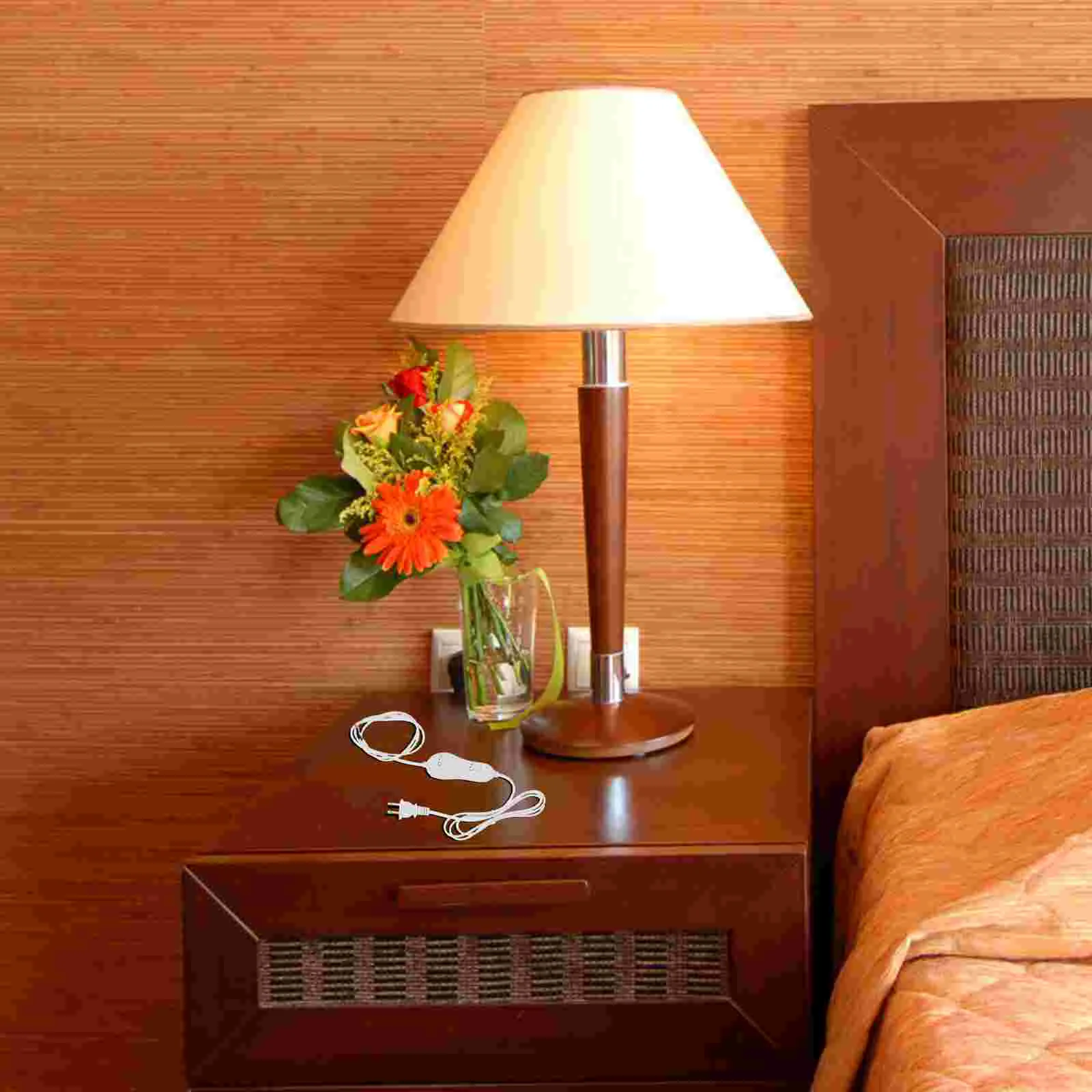 Dimmable Desk Lamp Power Cord LED Controller Cable Dimming Timer Cool Warm Light Regulator Compatible Various