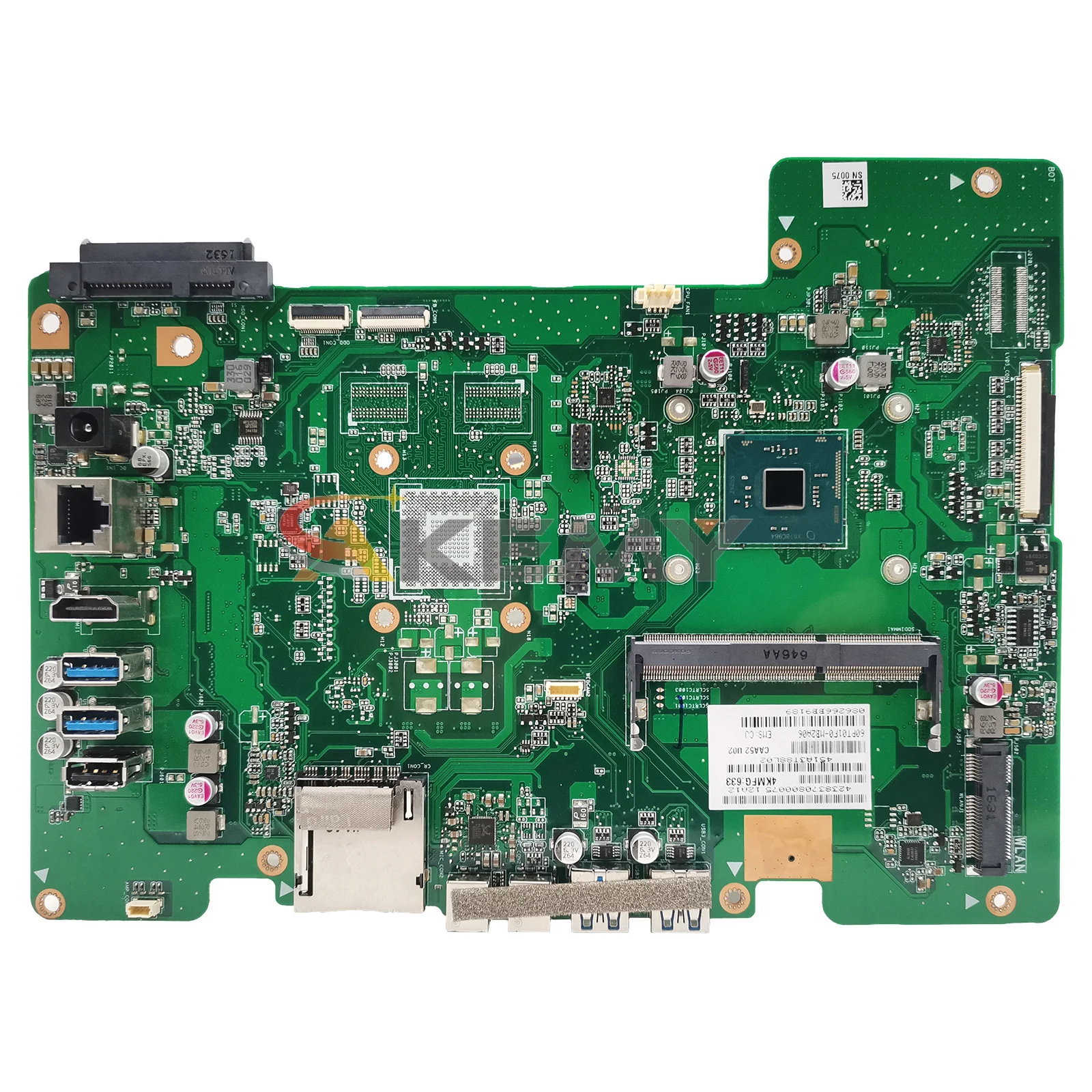 Imagem -04 - Akemy V220ib Laptop Motherboard para Asus Vivo Aio V220ib Notebook Mainboard com N3700 Cpu 100 Testado ok