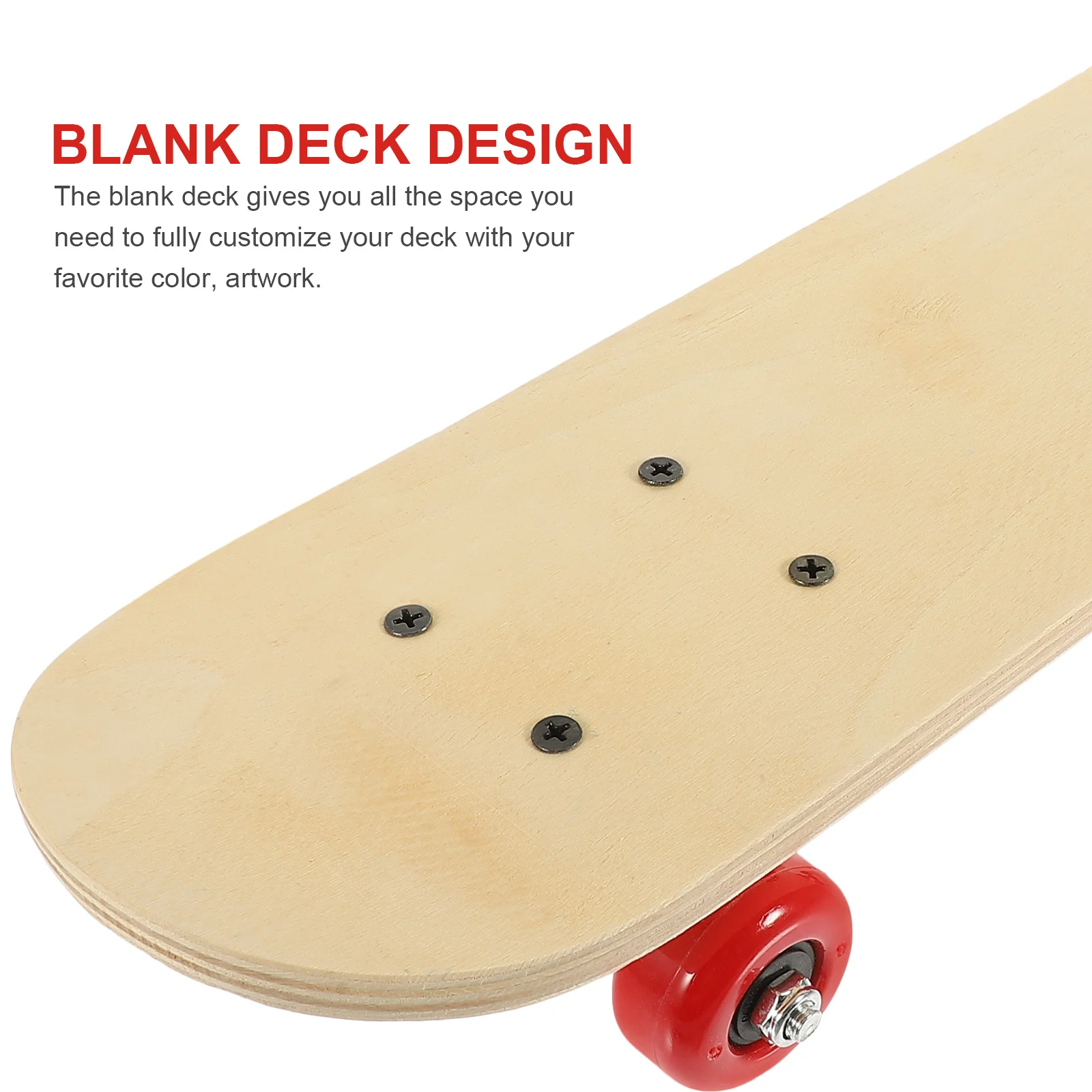 

1Set DIY Skateboard Deck Blank Wood Board Unfinished Double Side for Painting Graffiti Custom Skateboard Designs