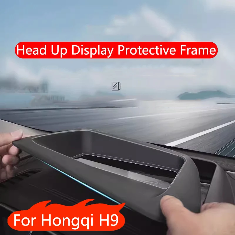 

Car Head-up Display Protective Cover For Hongqi H9 2023 2024 2025 Central HUD Dust Cover Auto Accessories