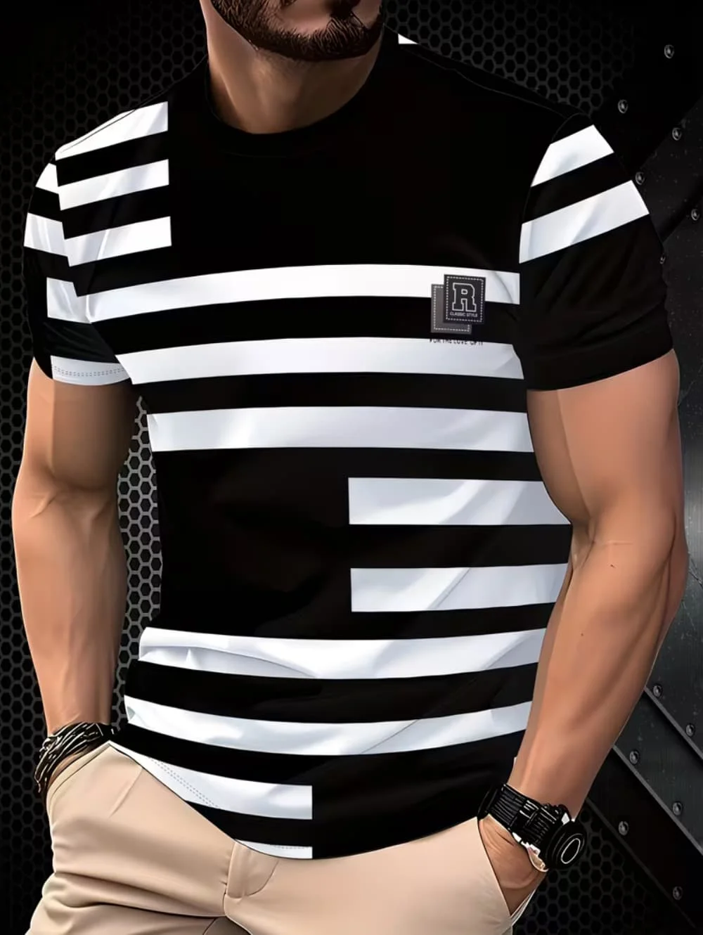 #20 Trending Mens Classic Striped T-Shirts Right Now
