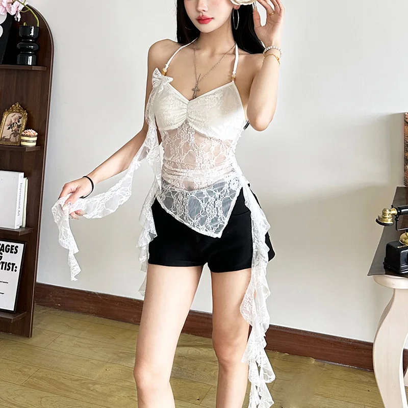 

Весна 2024, женская верхняя одежда, сексуальная утягивающая охлаждающая трансграничная трикотажная складная подол с запахом Dr