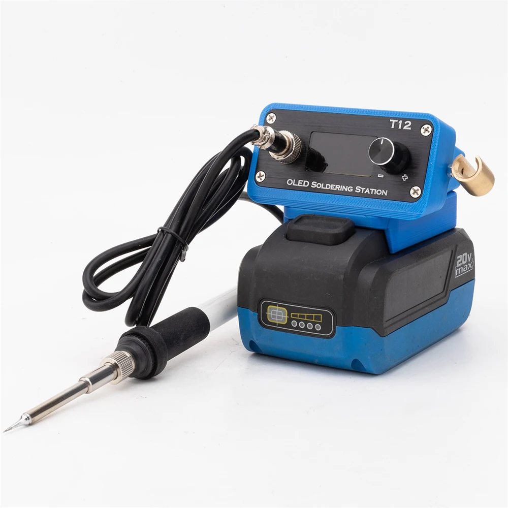 Electric Digital T12 Soldering Iron Soldering For Mastercraft 20v PWR POD Battery Soldering Station DIY Repair(NO Battery )