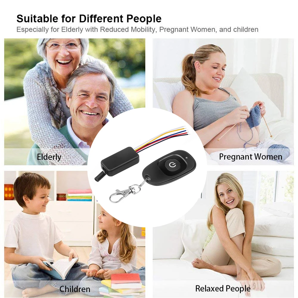 DC5 -12V 3,7V Mini Relais Fernbedienung Schalter Kleiner Kontakt NO COM NC Lerntaste Drahtloser Empfänger Sender ASK 433Mhz