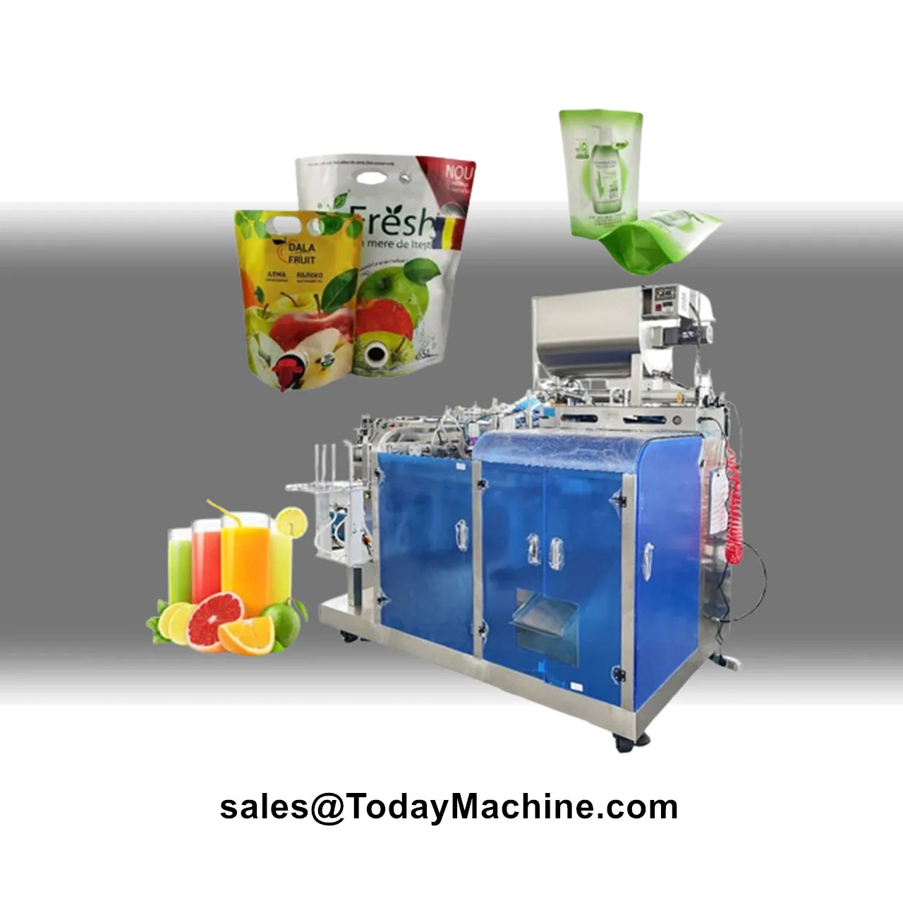 Automatic Juice Liquid Sauce Premade Bag Packaging Machine