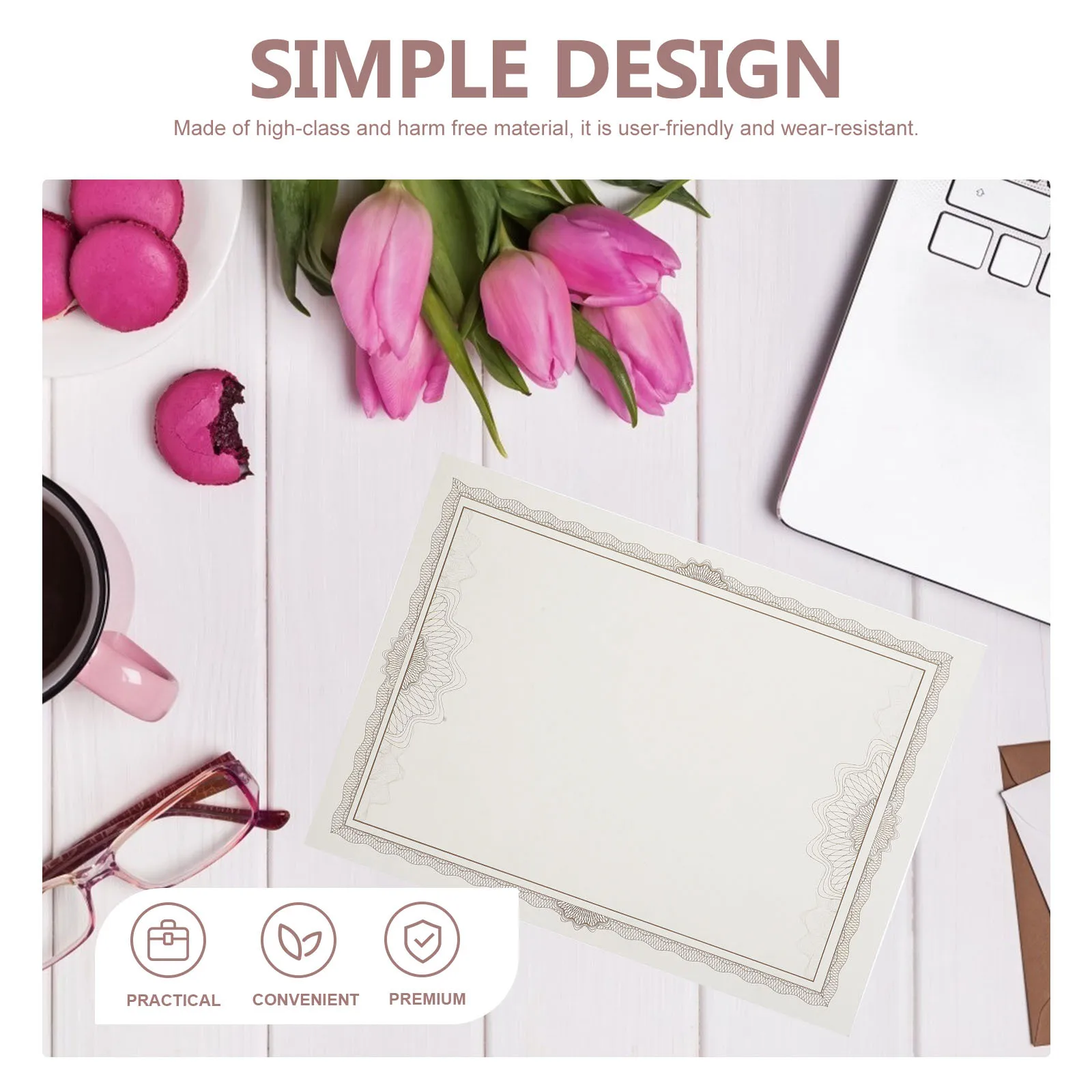 6 hojas de papel para certificado de diploma en blanco imprimible, certificado grabable, papel interior para premios escolares, certificados deportivos