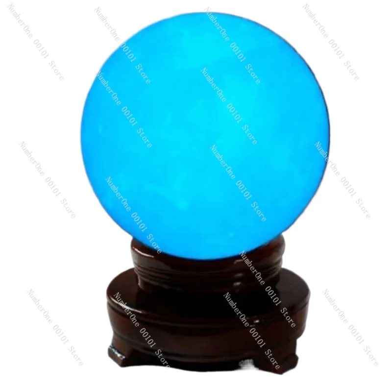 

fluorite night pearl luminous ball luminous stone super bright crystal ball gemstone ornament bead base creative g