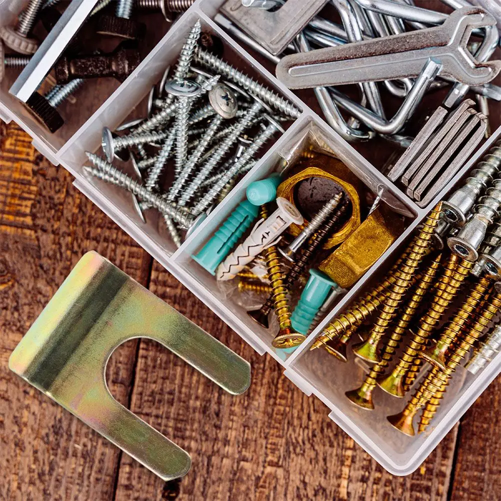 

20 Pcs U Shaped Iron Brake Line Clips Hose Cable Clamps Fasteners Car Automotive Tubing Coupler Wire Harness Truck Wheel