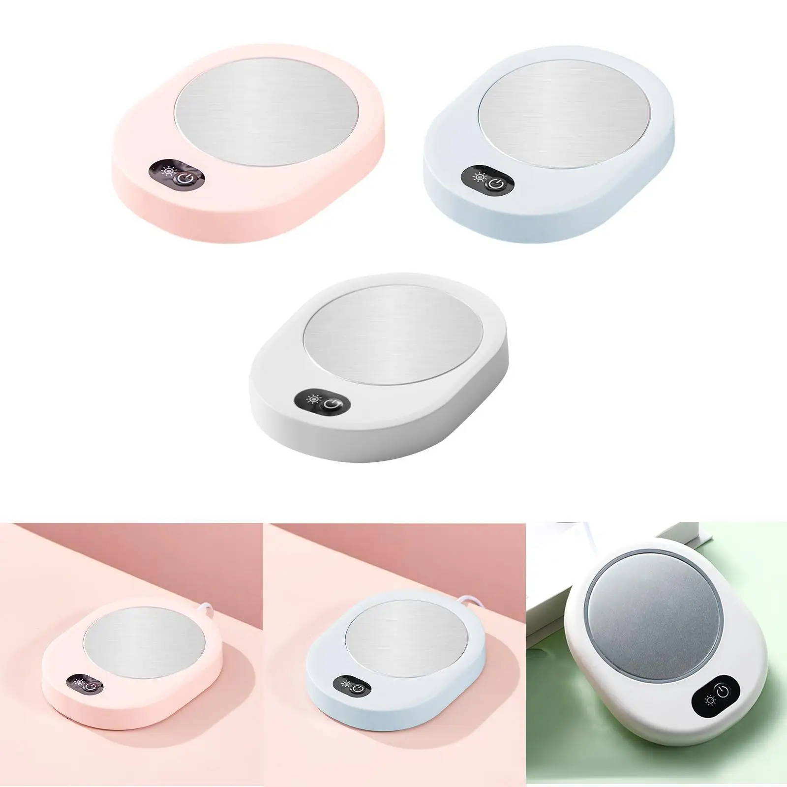 Coffee Warmer USB Non Slip Portable Lightweight Cup Heater Coaster for Water