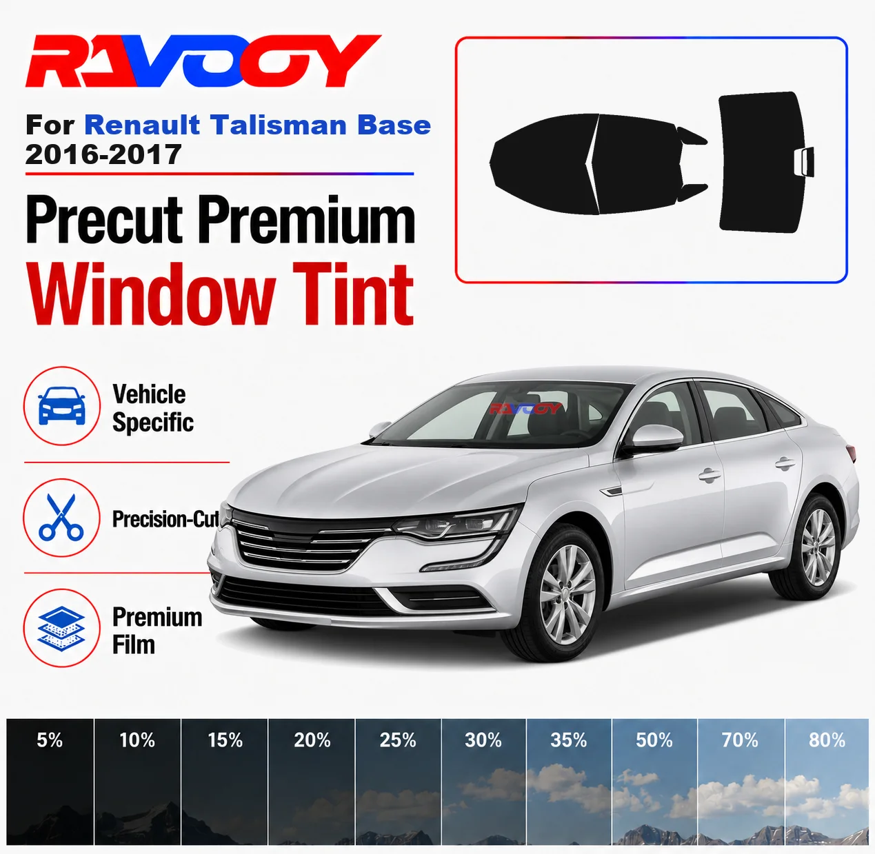 premium-precut-window-tint-kit-front-windows-rear-windows-rear-windshield-for-renault-talisman-base-2016-2017-nano-ceramic-film