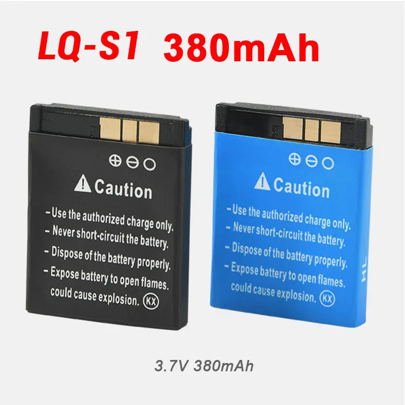 

LQ-S1 LQ S1 Battery 3.7V 380mAh Smart Watch Li-ion Batteries for DZ09 AB-S1 YX-W9B HKX-S1 JHCY-S1 Replacement Rechargeable Cell