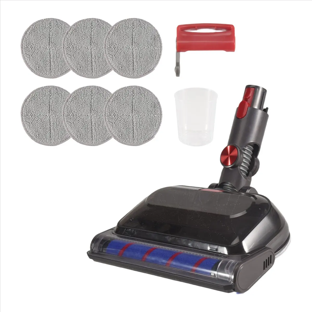 B16BBG Electric Mop Head for V7 V8 V10 V11 V15 Vacuum Cleaner, Mop Attachment with LED Headlights Water Reservoir
