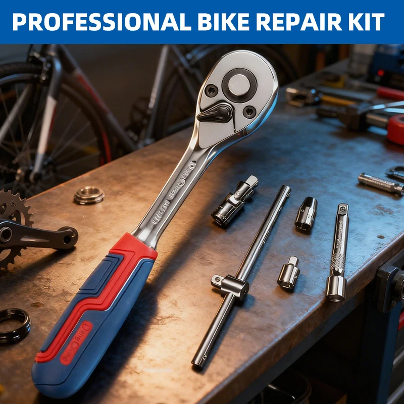 

Набор торцевых головок с приводом, 6 шт., набор ключей с трещоткой 1/2 дюйма с головками, набор метрических шестигранных головок, наборы инструментов для механика, авторемонта