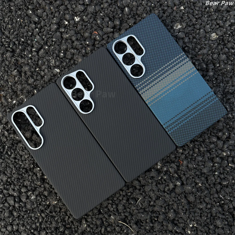 

Carbon Fiber Phone Case for Samsung S26 Ultra S25 Ultra Thin Aramid Carbon Fiber Magnetic Cases for Galaxy S25 S26 Ultra Case
