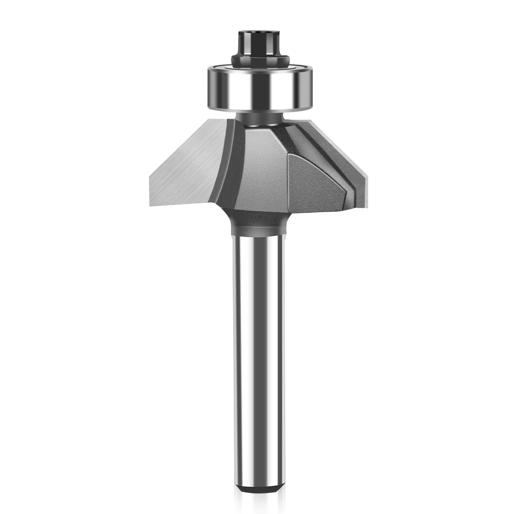 Forming Bevel Woodworking Milling Cutter for Wood Bits 1pc 6mm 1/4in Shank 45 Degree Chamfer Router Bit The high quality Edge