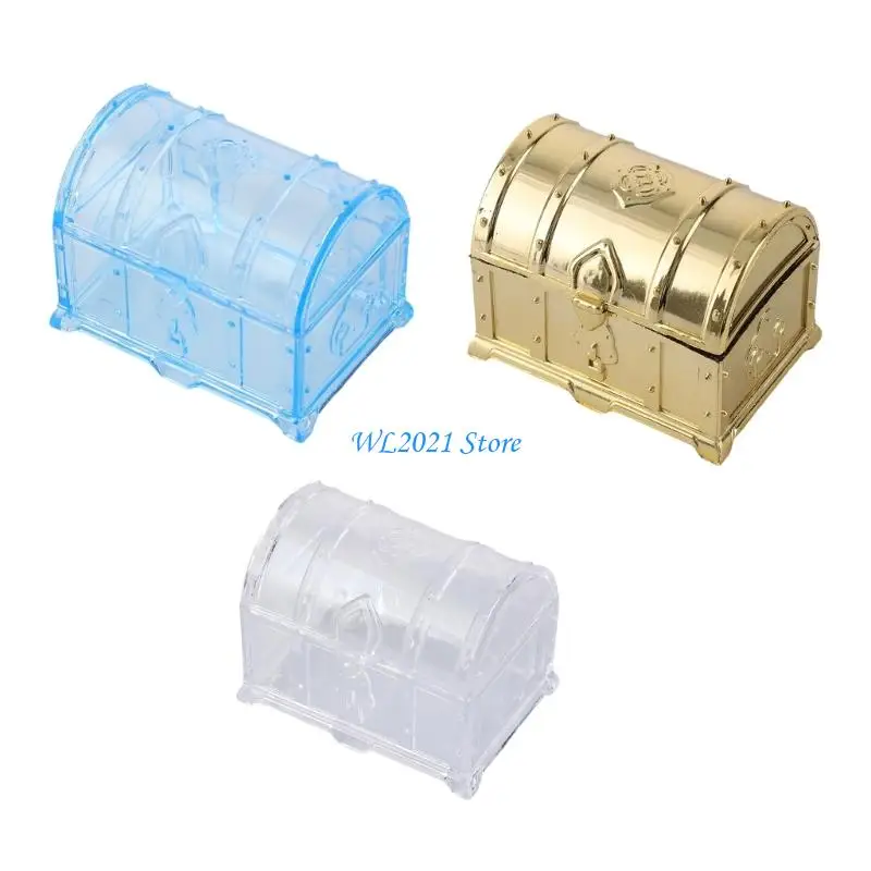 

G5GC Elegant European Styles Wedding Candy Box Set of 6 Plastic Favor Container For Reusable Party Decors And Gift Packaging