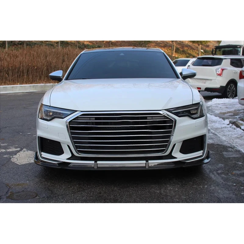 

High Quality Dry Carbon Fiber Front Bumper Lip Spoiler Diffuser Body Kit for A6 S6 C8 2020+