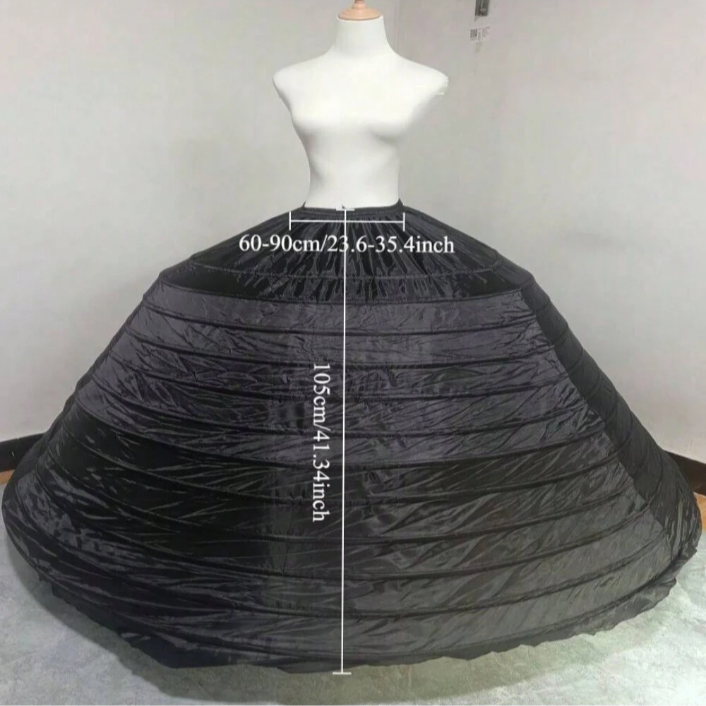 Jupon De Mariage 6 Cerceaux Avec Tulle - Jupon Robe De Bal Et Soirée Pour Volume Parfait