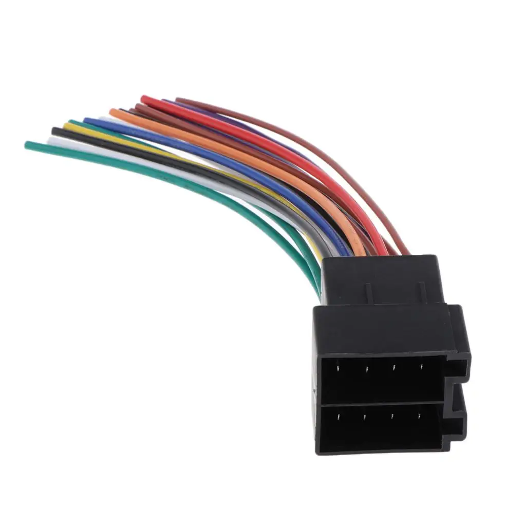 CAR RADIO/STEREO BARE WIRE TO MALE ISO CONNECTOR/ADAPTOR BLOCK for A4 96-99