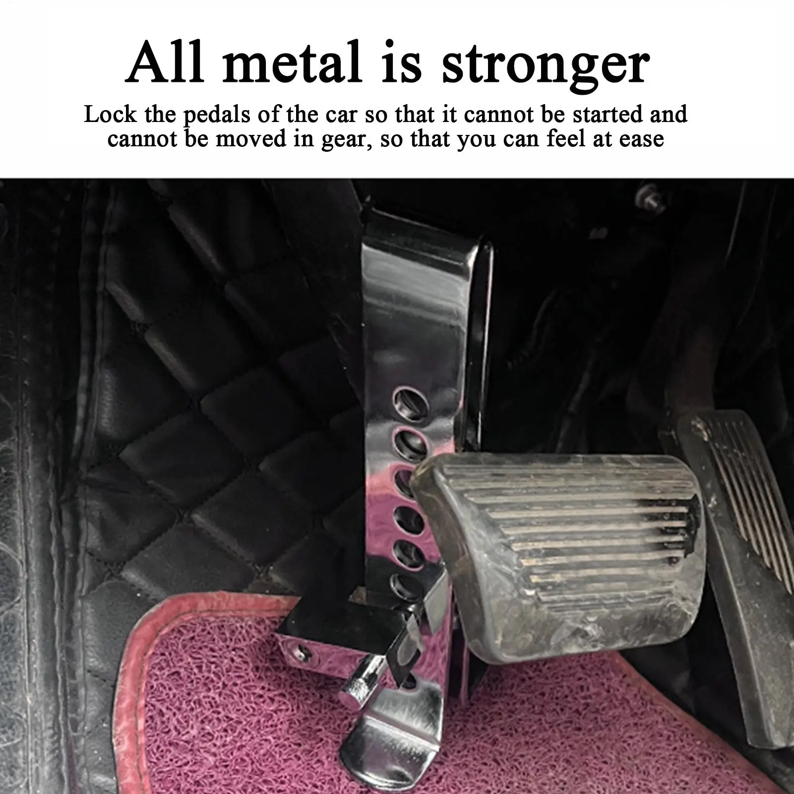 

Car Anti-Theft Brake Clutch Lock Anti-Theft Portable Heavy Duty Vehicle Safety Tool Automotive Safety Brake Clutch Lock For Auto