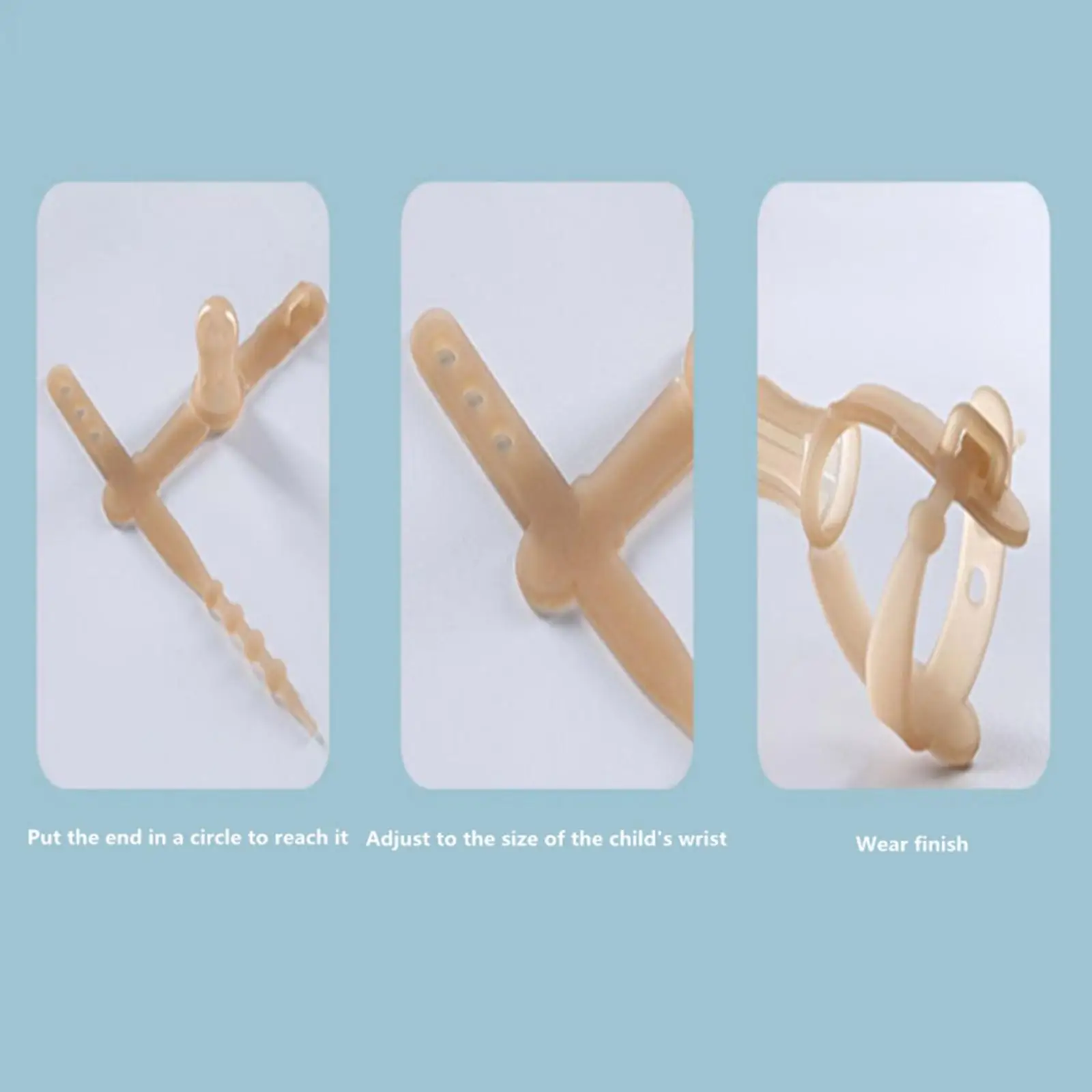 

Adjustable Thumb Sucking Protector Seamless Silicone Kids Finger Guard Infant Protection Device for Children