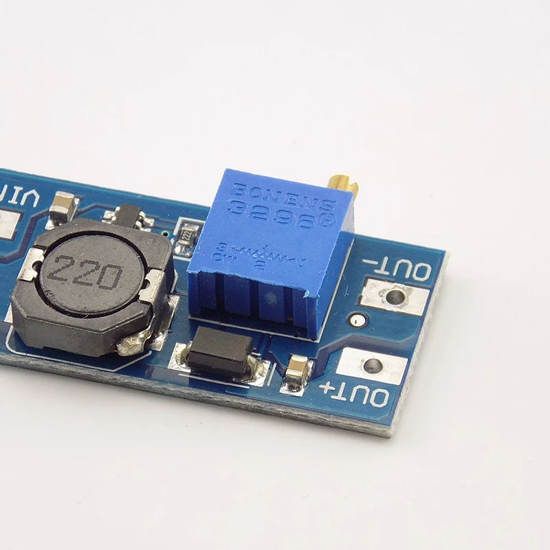 4pcs power supply DC-DC Adjustable Boost Module MAX Output 28V 2A Plate Step Up Module For MT3608 charging A6