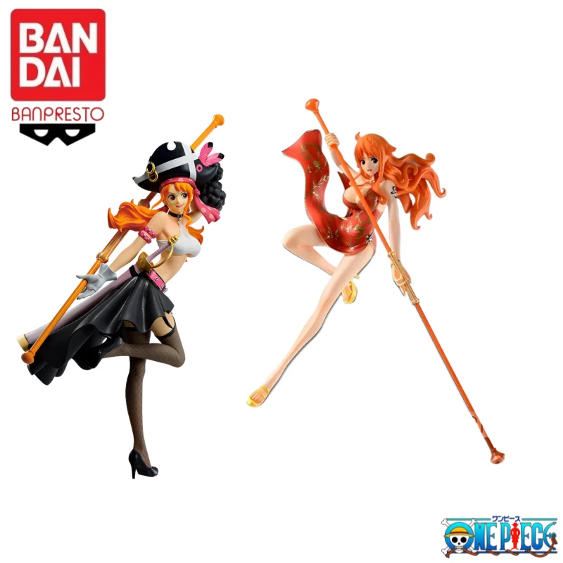 Auf Lager Original100 % Bandai Anime Action-figuren Spielzeug One Piece Nami Schöne Gial Modell Spielzeug Statue Garage Action Figur