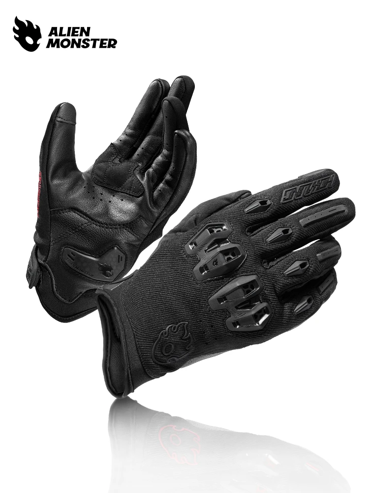 

Alien Monster Motorcycle Gloves Summer Breathable Off-road Rider Motorcycle Equipped with CE Certified Riding Touch Screen Glove