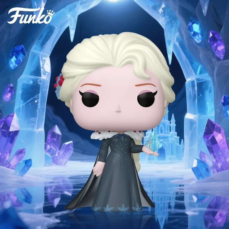Funko POP Original Disney Anime figura Elsa 1617 figuras de acción de juguete para niños niñas regalo adornos de modelos coleccionables