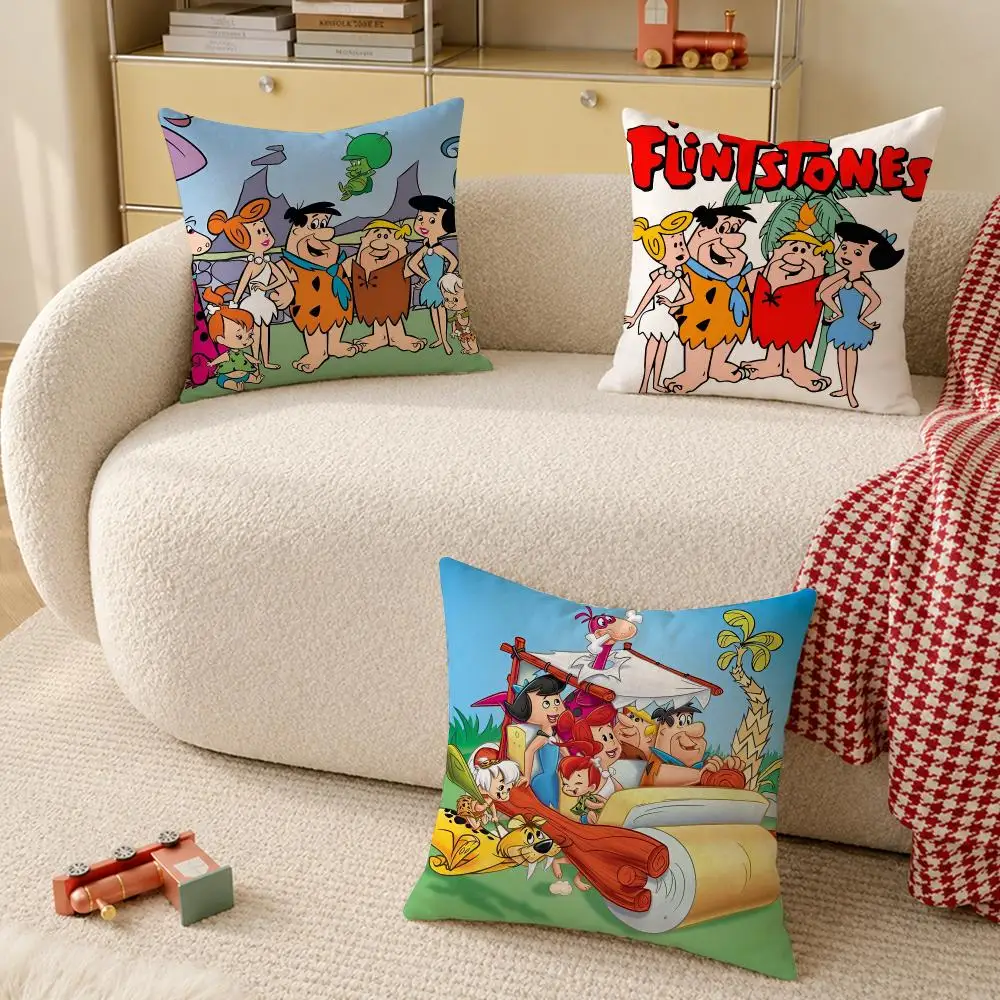 F-fred Flintstones Cushion Cover Pillow Cover Decorative Throw Couch Home Decor for Living Room Sofa