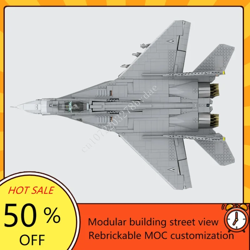 

1622PCS MOC WW2 Military Aircraft lightweight general-purpose helicopter MIG-29Fighter Model Birthday Custom Puzzles Xmas Gift
