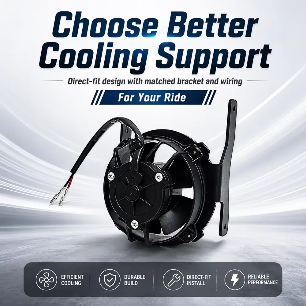 2024 2025 2026 Für KTM EXC EXCF XCW XCFW XWF XC SX XCF SXF Motorradzubehör Elektrischer Kühlkühlerlüfter-Kit Starker Wind