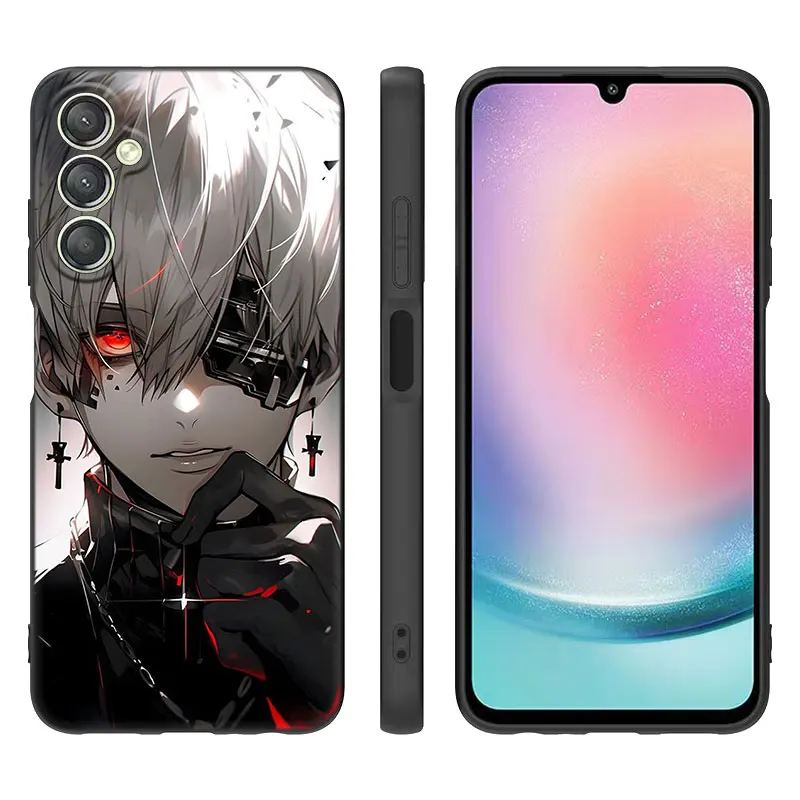 Anime Tokyo Ghoul Black Case For Samsung Galaxy A15 A14 A05 A34 A54 A52S A53 A33 A23 A24 A13 A12 A22 A32 A50 A51 A70 A71 A73 5G