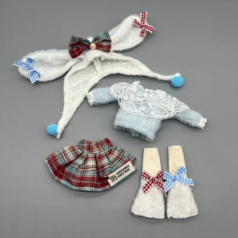 1/6 Doll's Clothes Suit Lolita Dress Fit To 30cm Sweat Girl Doll Dress-Up Set