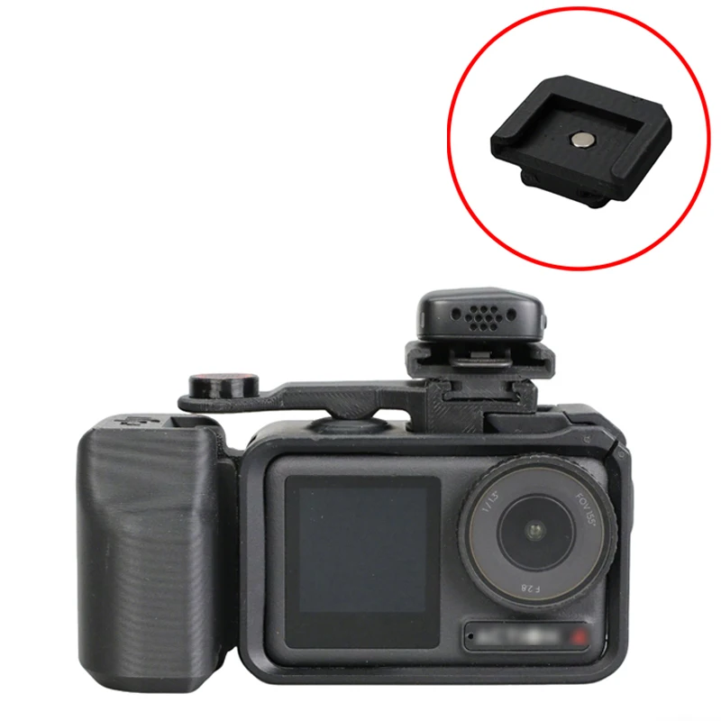 1PCS Cold Shoe Adapter Bracket 3D Printed PLA Quick-Release Base Simplify Device Layout Accessories for DJI MIC MINI Microphone
