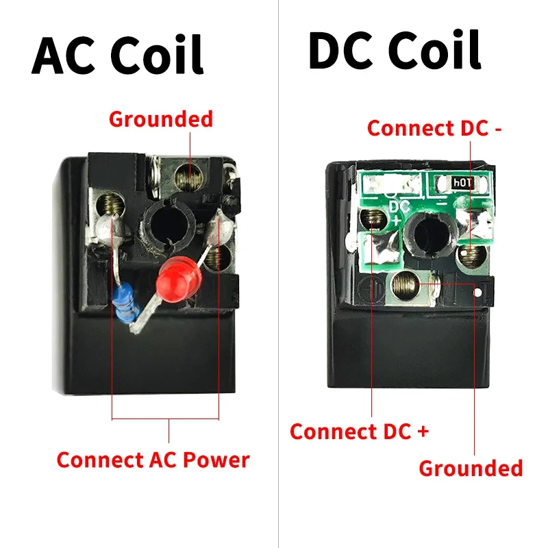 4V210-08 Magnetventilspule, DC24V, DC12V, AC220V, AC110V – Detail 3