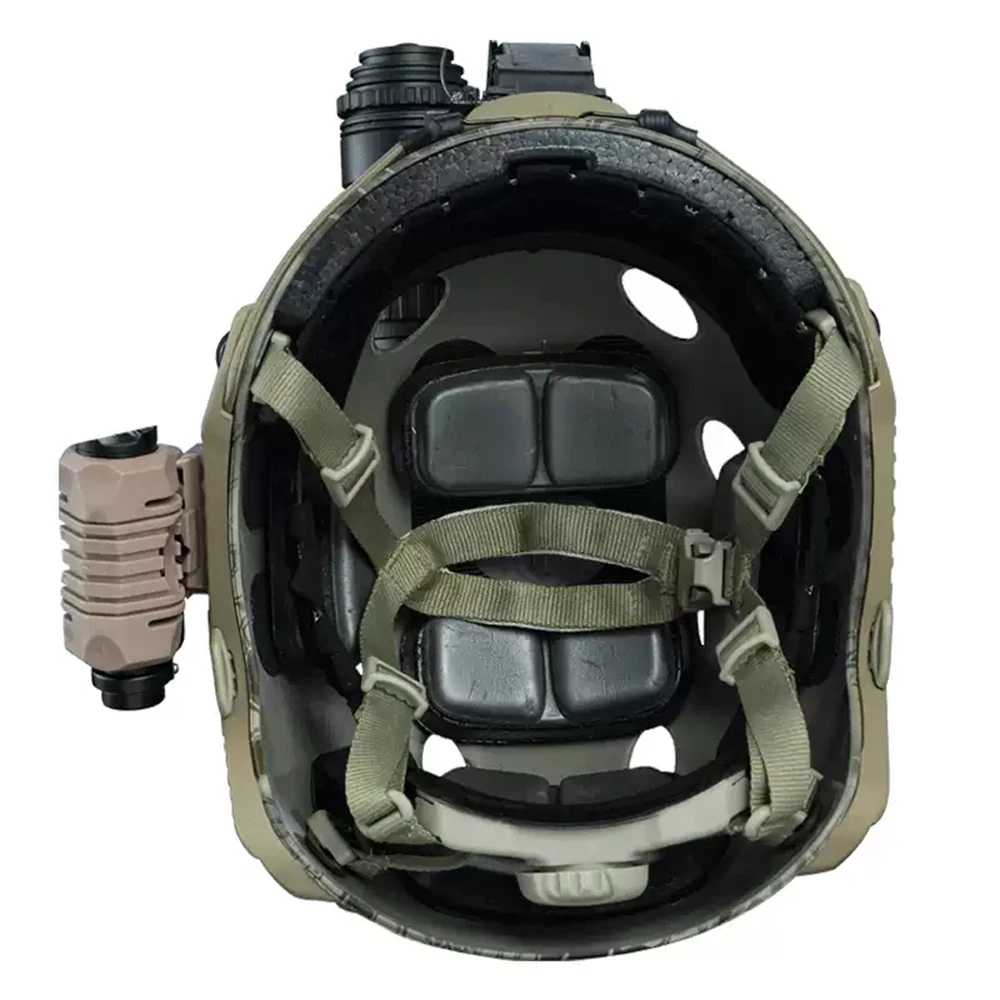 Newly upgraded engineering material FAST PJ Navy tactical helmet; special forces exercise protection helmet. FAST PJ