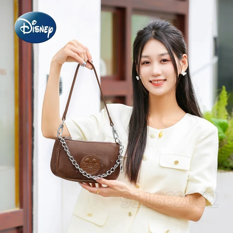 Disney Mickey New Women's Handbag Luxury Brand Original Fashion Women's Shoulder Bag Cartoon Casual Women's Bag High Quality