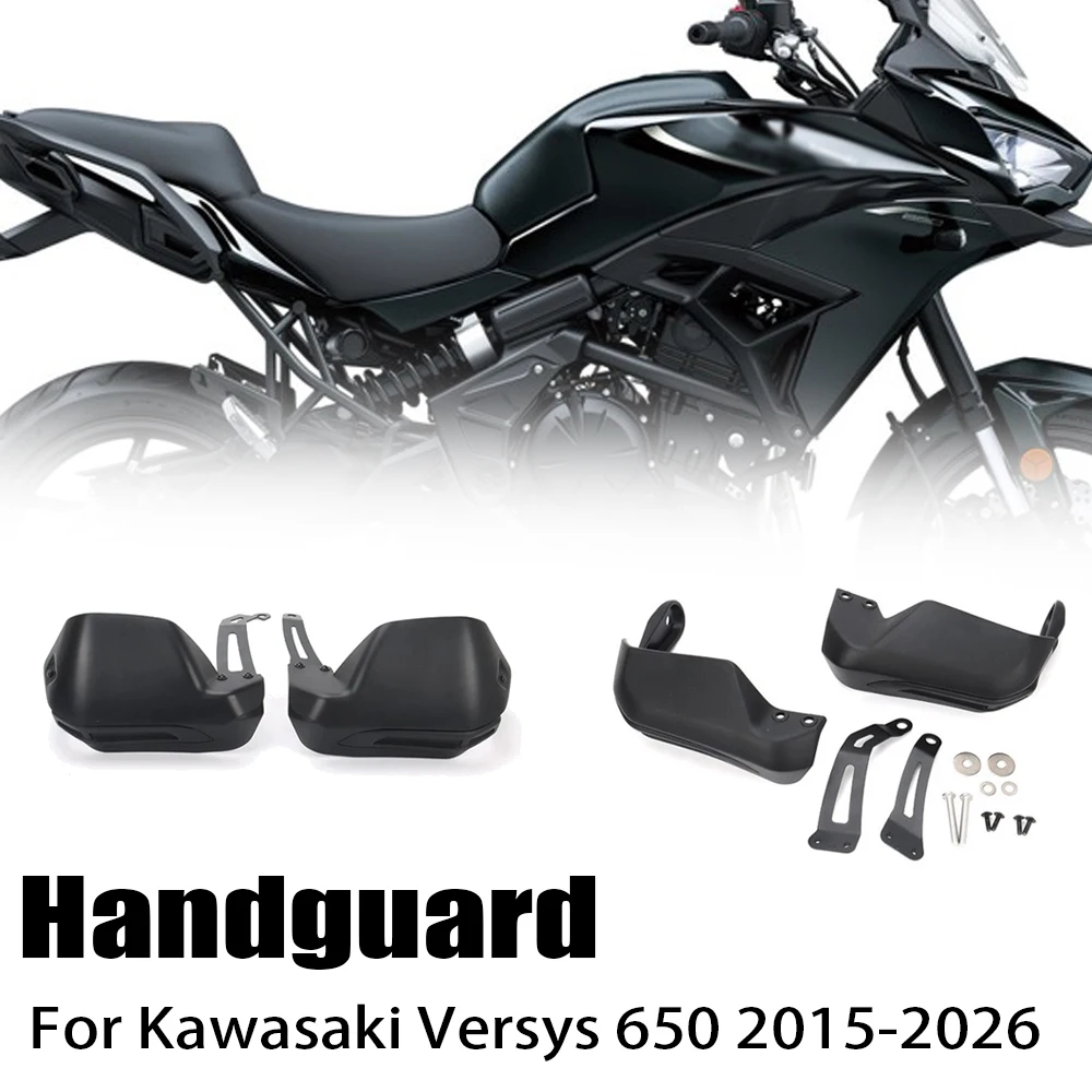 New Motorcycle Handguard Cover For Kawasaki Versys 650 2015-2026 Handlebar Protector Guard Accessories