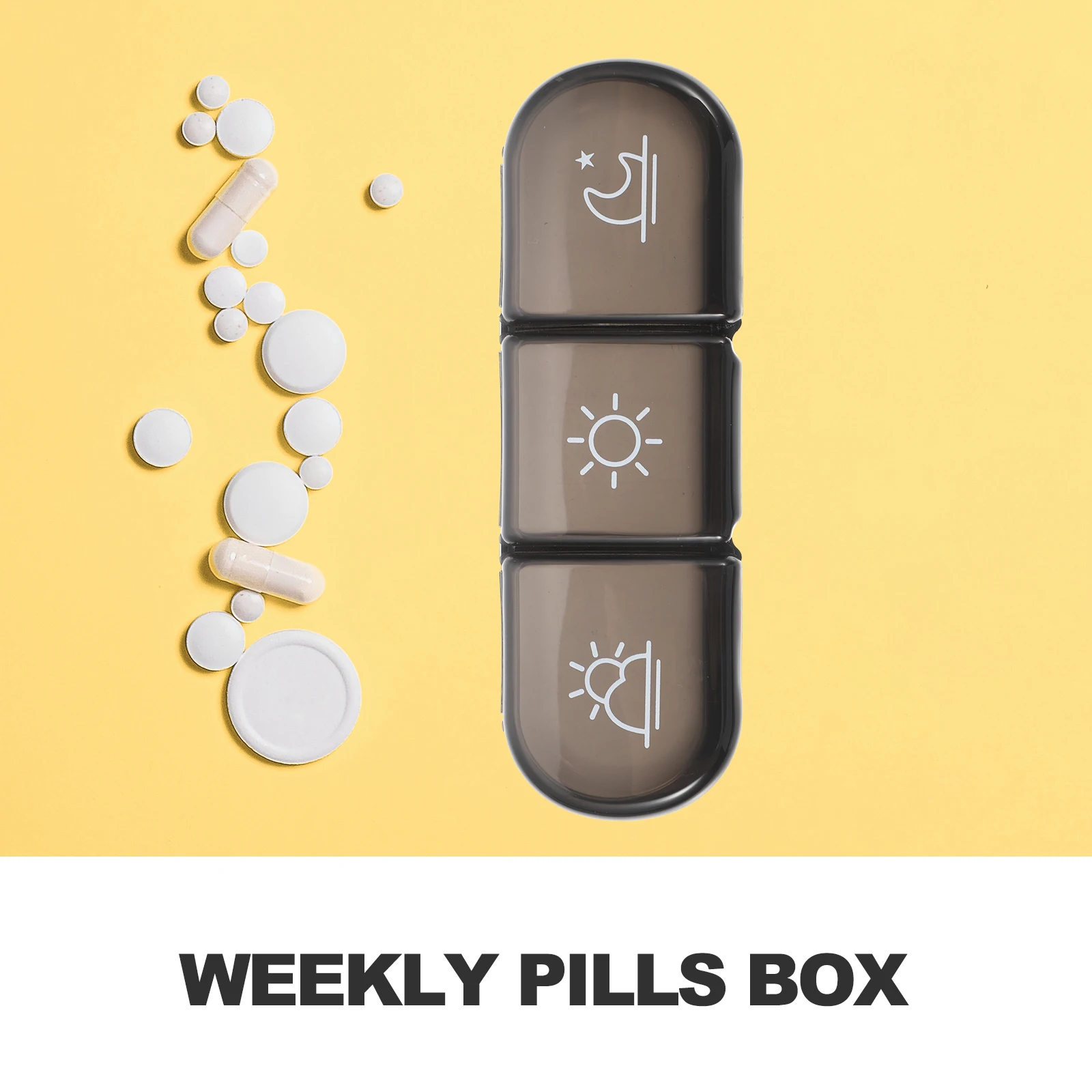 

21 Compartments Weekly Medicine Organizer Portable Travel Pills Box Vitamin Storage Case Organizer Holder Medicine Storage