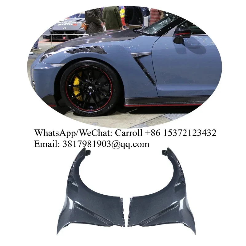 

MXGET 2020 Nismo Style Front Fender For 2008-2021 Nissan GTR R35 Car Fender R35 Vented Fender