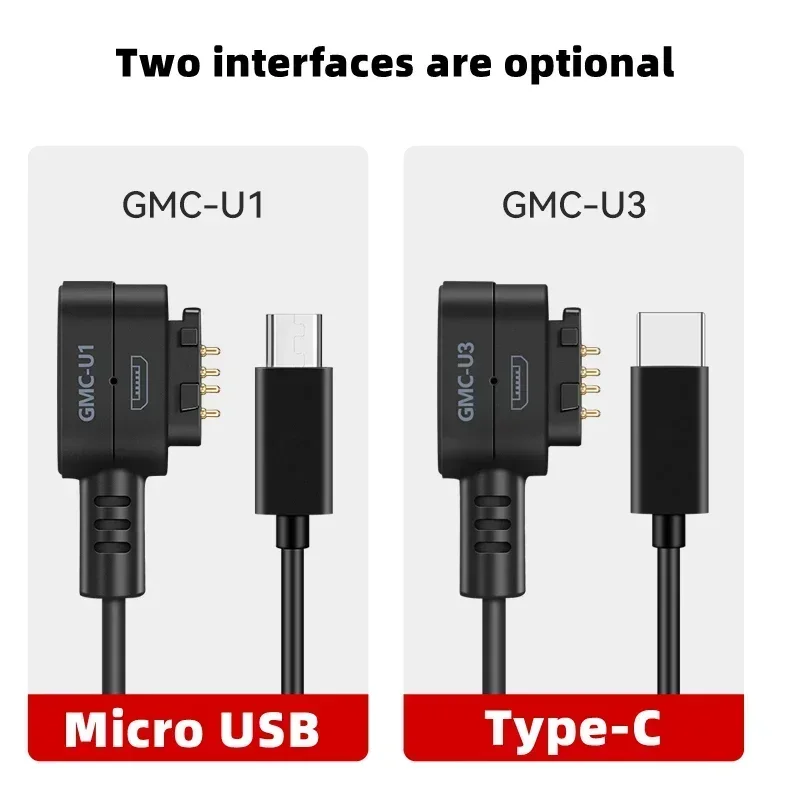 Godox-Cable de Control de cámara USB, GMC-U1 Micro USB/GMC-U3 tipo C dedicado para Monitor GM55